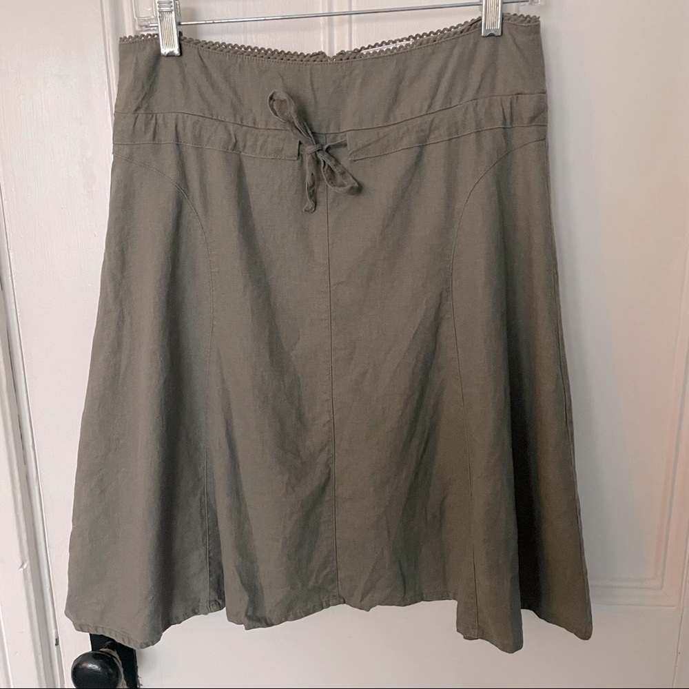 Oxmo linen skirt size 8